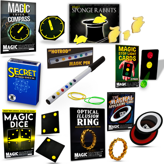 Magic Makers Marvelous Magic Kit 350 Tricks - Easy to Master