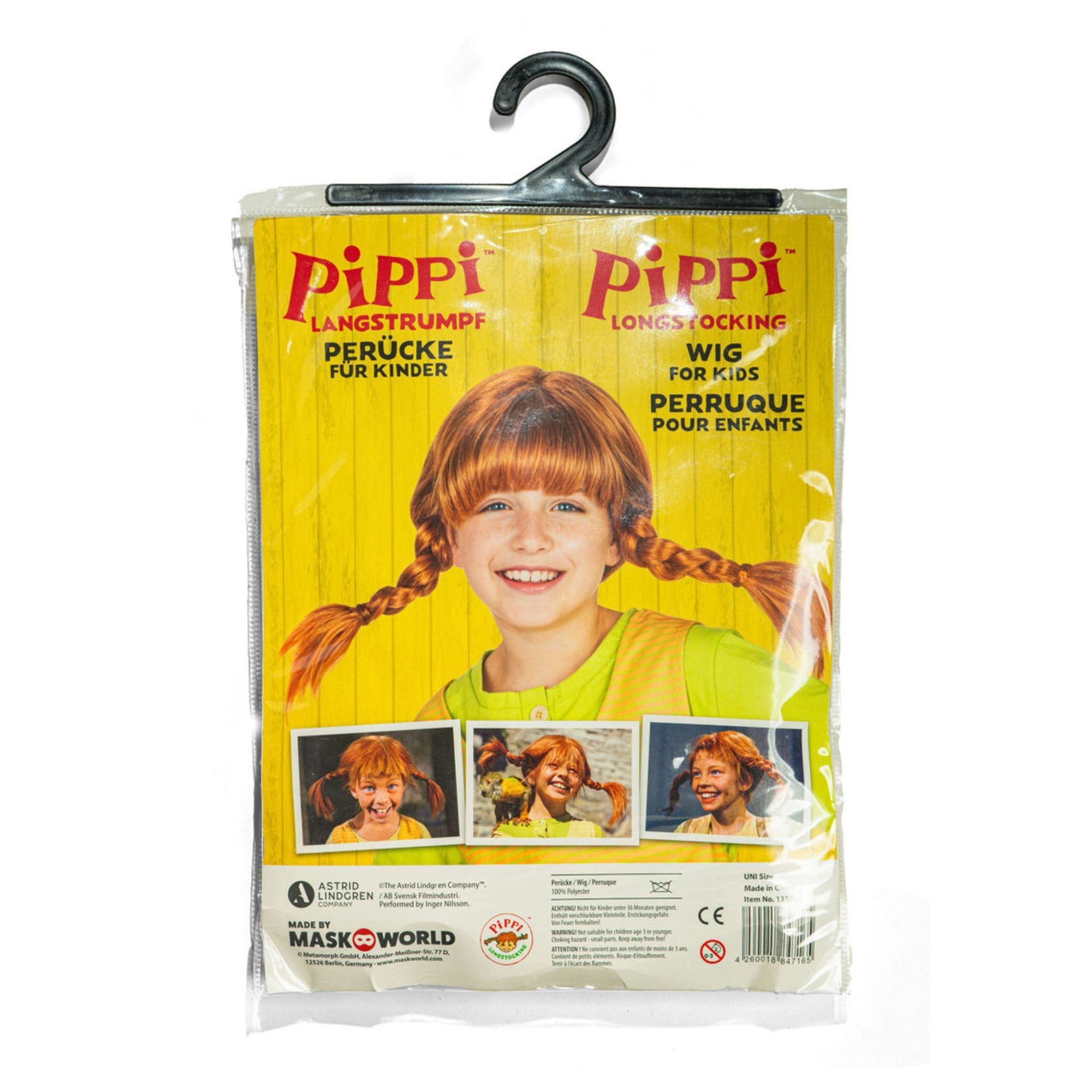 Pippi Longstocking Wig