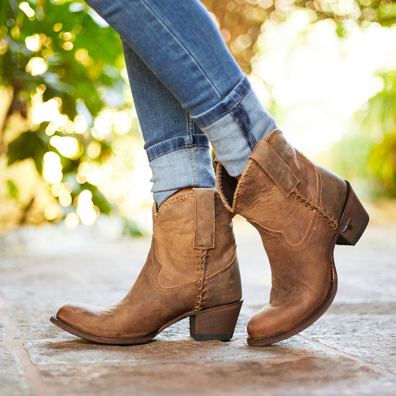 cute leather booties