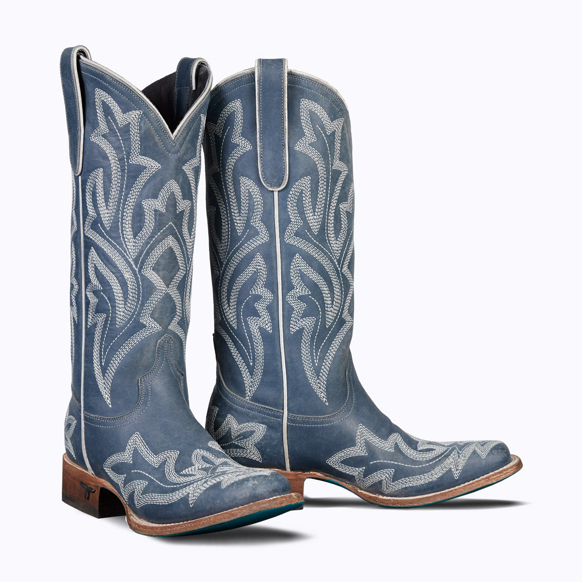 Lane SARATOGA SQUARE LIMITED EDITION BOOTS DISTRESSED MIDNIGHT BLUE