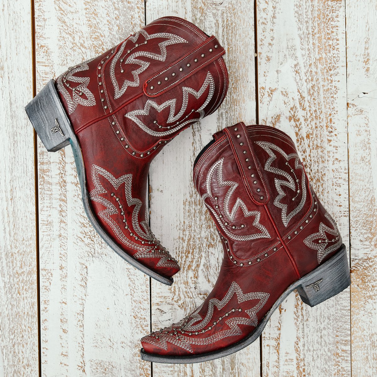red cowgirl booties