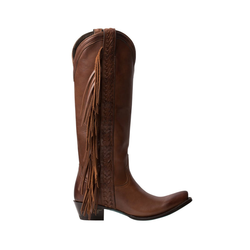 wide width fringe boots