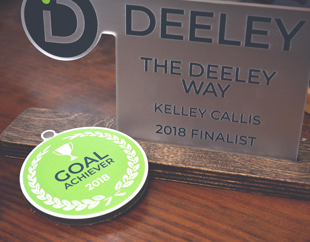 Deeley Insurance Group Custom Wood and Acrylic Awards and Trophies