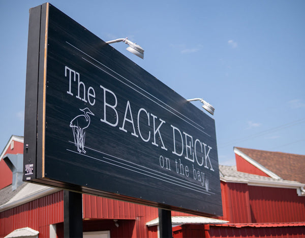 back deck acm sign in fenwick island delaware