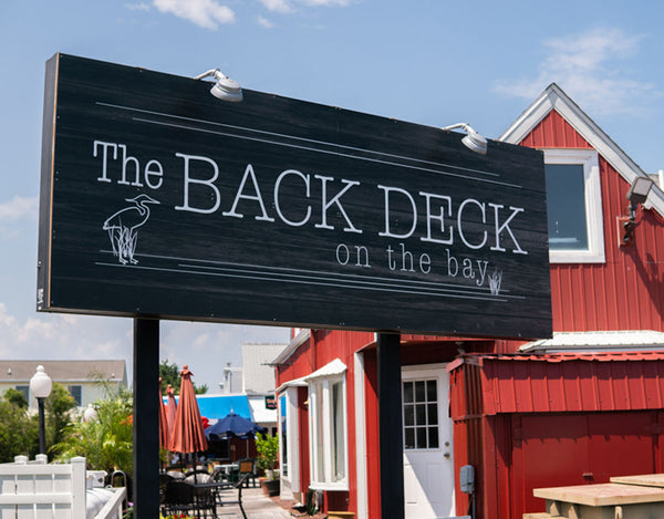back deck acm sign in fenwick island delaware