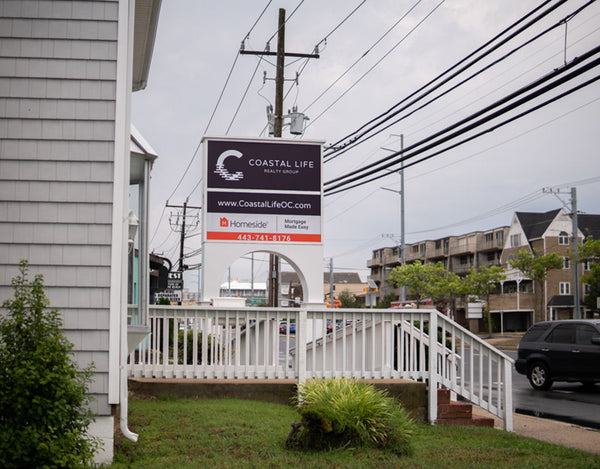 Custom Commercial Real Estate Sign in Ocean City Maryland