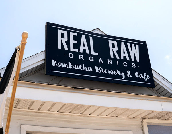 Real Raw Organics Custom Aluminum Building Signs