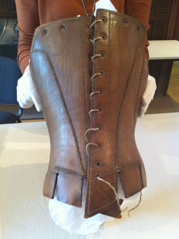 C1600-1699 Leather Stays CARROW HOUSE COSTUME AND TEXTILE ARCHIVE NORWICH, UK