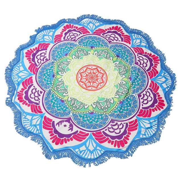 Toile Mandala Fleur De Lotus 4 Couleurs Disponibles