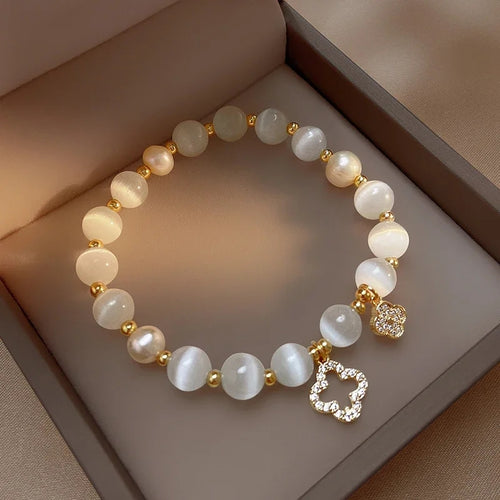 White Opal Bracelet