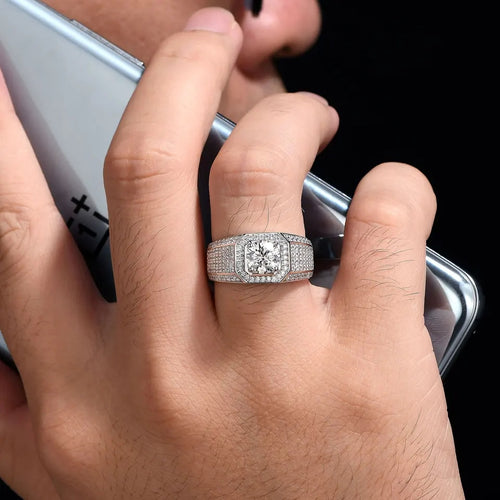 Men's Sterling Silver Wedding Ring