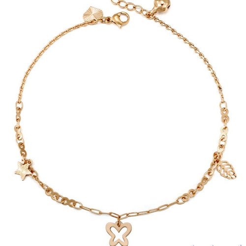 Butterfly Anklet- Gold Plated