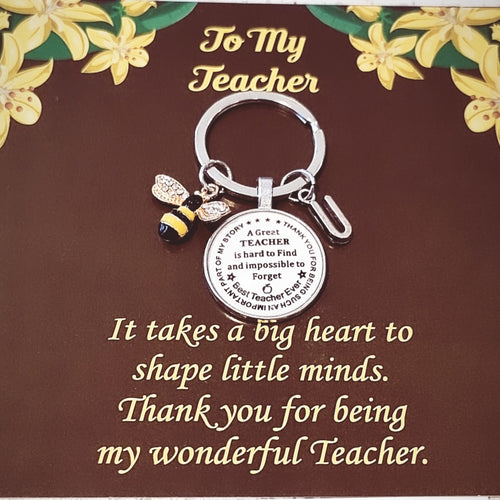 A Great Teacher is hard to Find  Teacher's Keyring