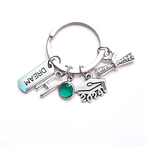 Personalized 2024 Graduation Keychain