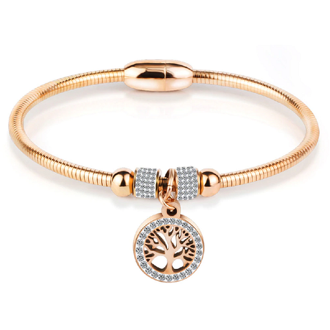 Tree of Life Charm Bangle Bracelet