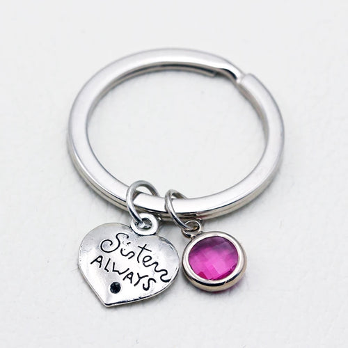 Personalized Sister Gift Keychain