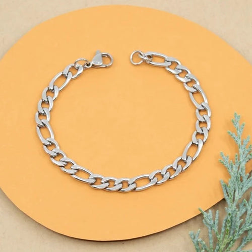 Men Figaro Chain Bracelet