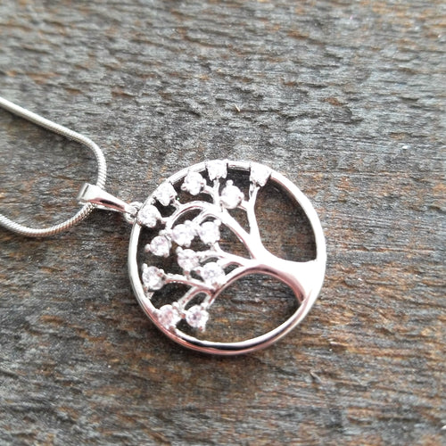 Silver Tree of life necklace
