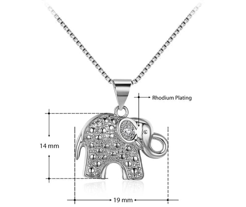 Elephant Pendant Necklace