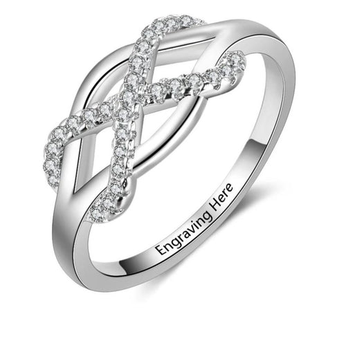 Personalized Infinity Ring
