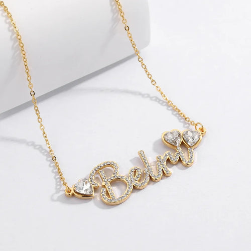 Crystal Personalized Name Necklace