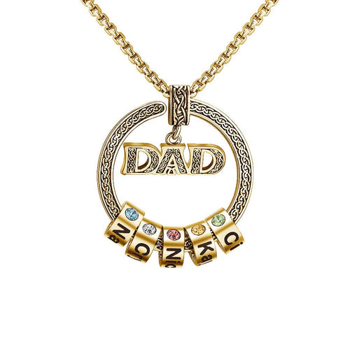 Family Name Necklace For Dad
