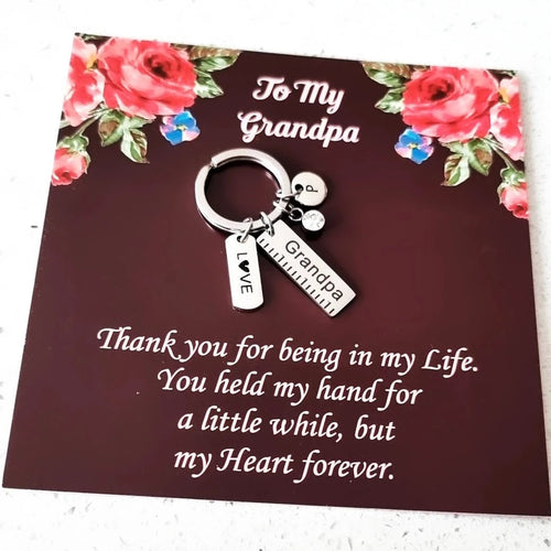 Personalized Keychain for GrandPa