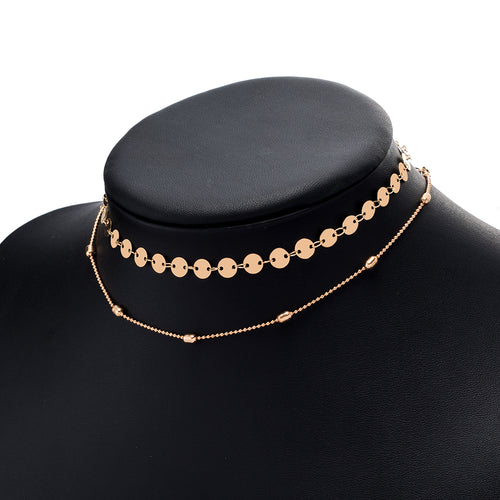 Multilayer Statement Choker Necklace