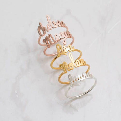 Personalized Name Ring