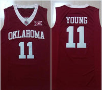 Trae Young Oklahoma Sooners Jersey Vintage Throwback