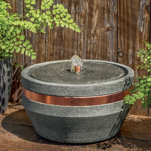 modern outdoor water bevel fountain 