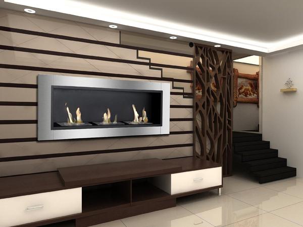 wall mounted indoor fireplace