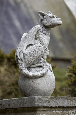 Eryl Dragon Cast Stone Statue