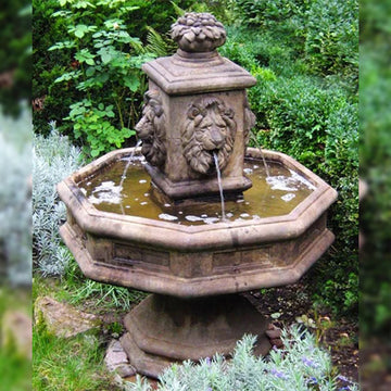 LION OUTDOOR WATER FOUNTAINS