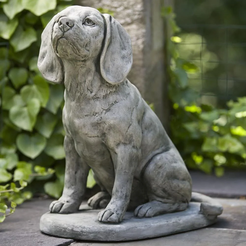 Scout Cast Stone Garden Statue