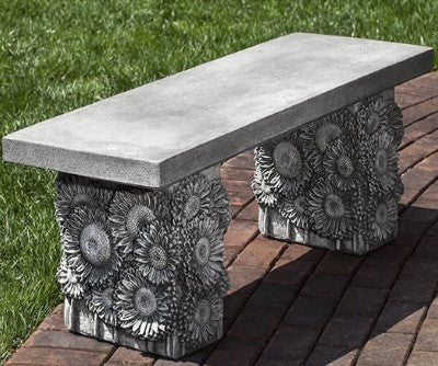 Sunflower Garden Bench