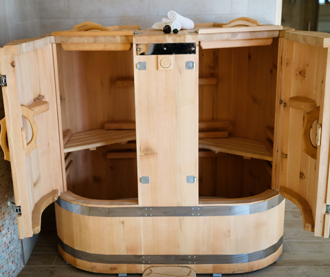 hemlock vs cedar sauna