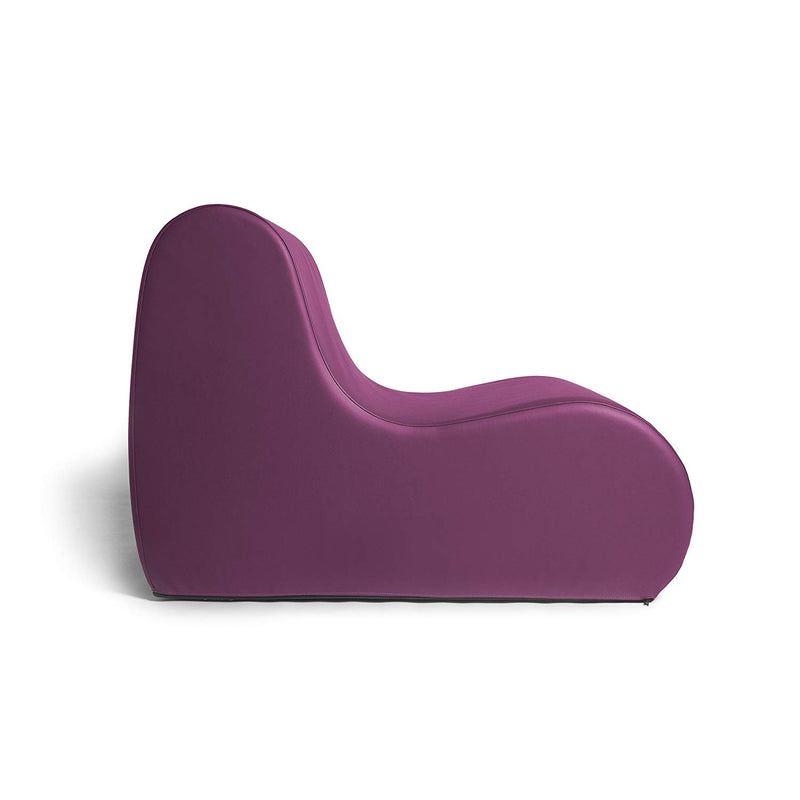 Jaxx Midtown Jr Classroom Soft Foam Chair - Premium Vinyl Cover in Purple - Soothing Company