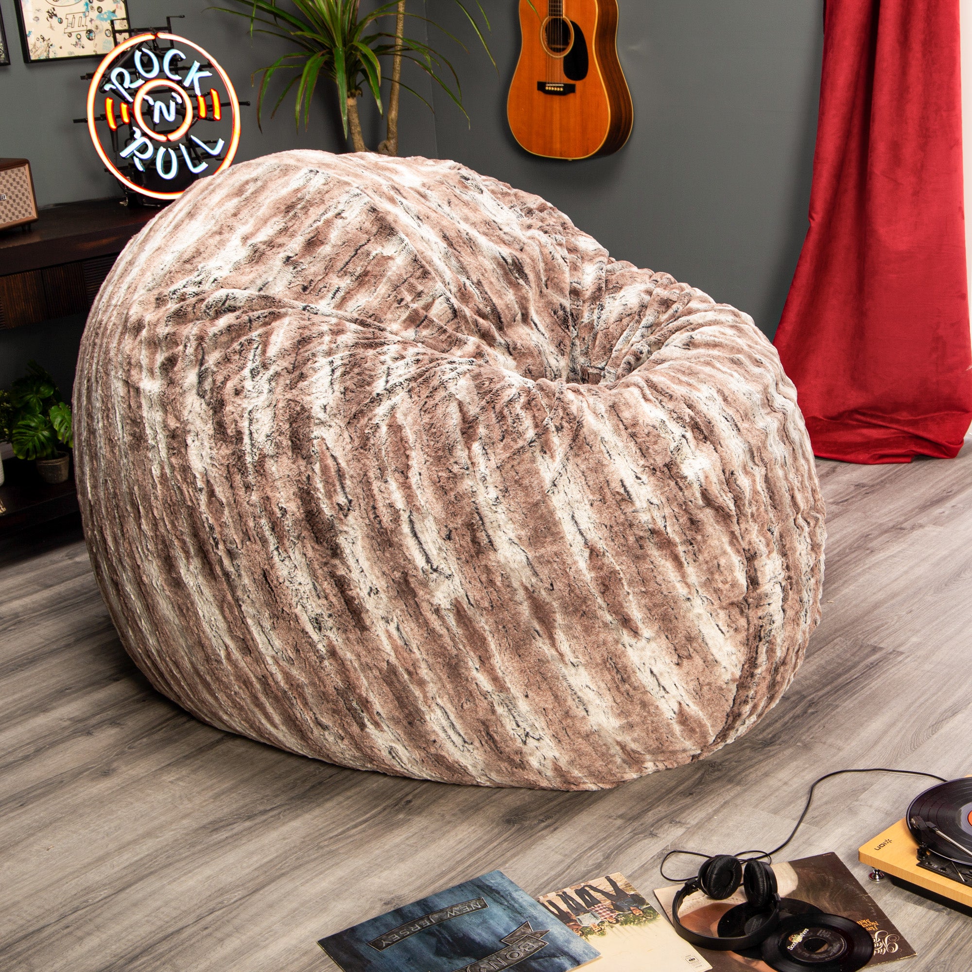 Jaxx 6 Foot Cocoon - Large Bean Bag Chair for Adults in Premium Luxe F