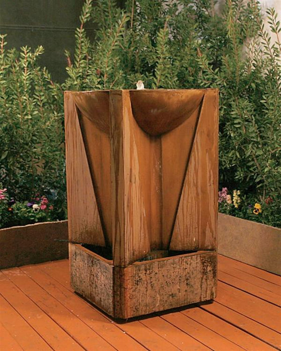 Trophy Modern Outdoor Fountain - Soothing Walls