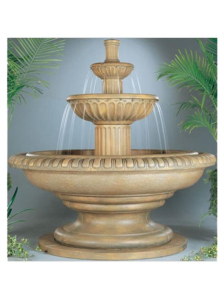  Palazzo Fluted Outdoor Water Fountain 