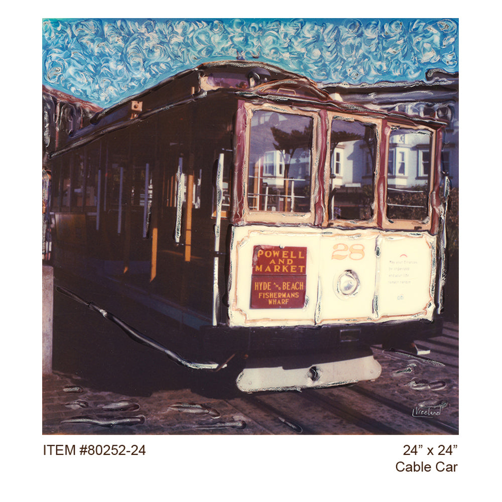  Cable Car Outdoor Canvas Art 