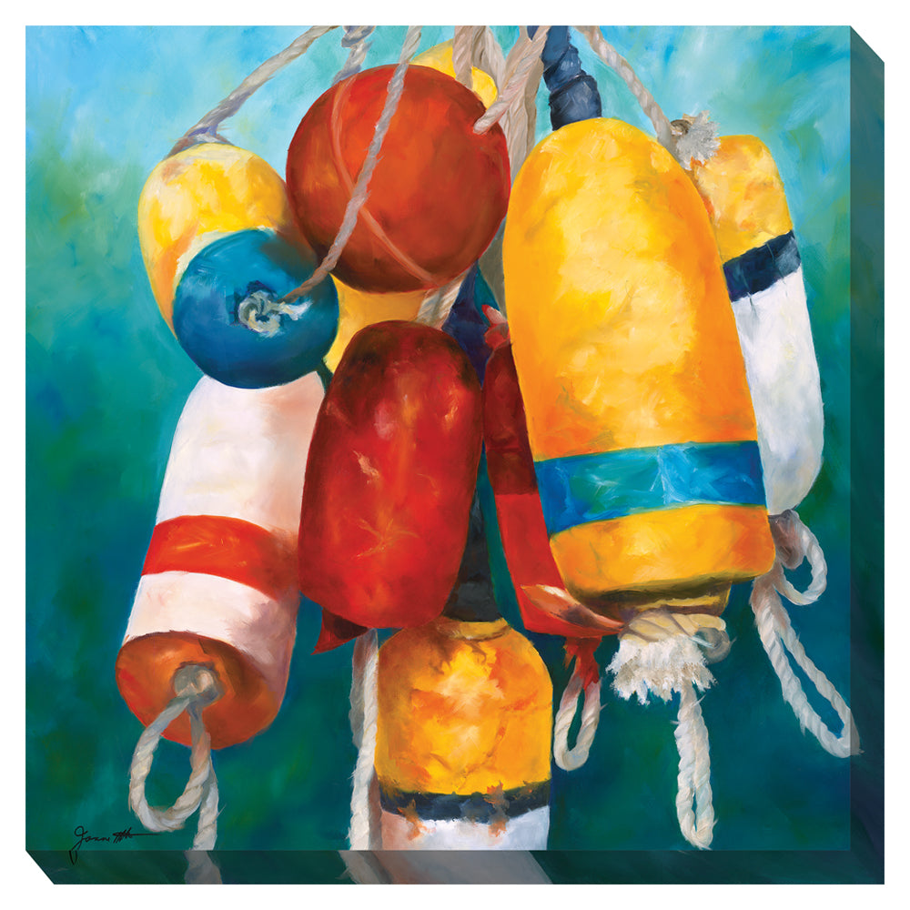  Buoys #1 Outdoor Canvas Art 