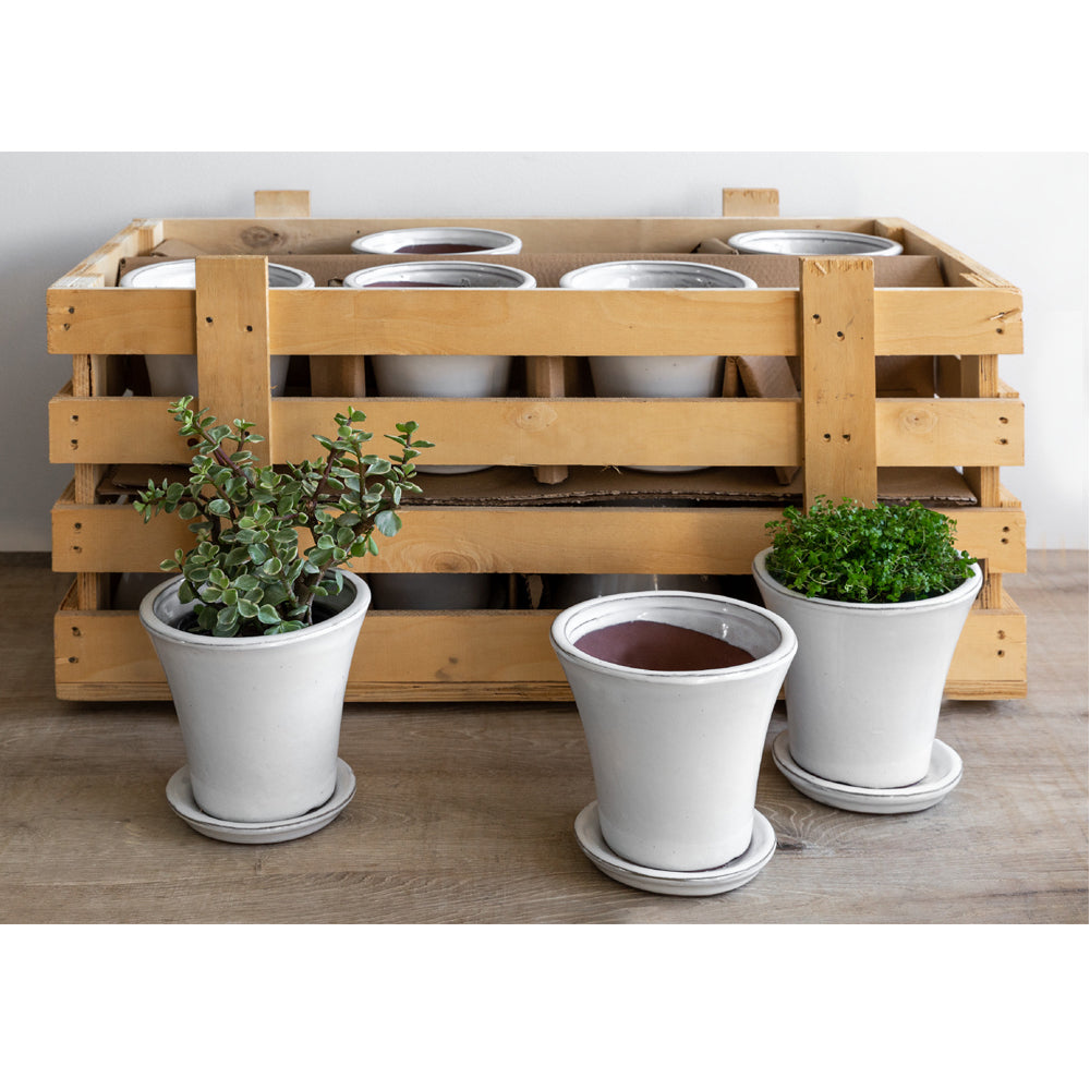  Audrey Planter Crate Set of 16 in Linen White 