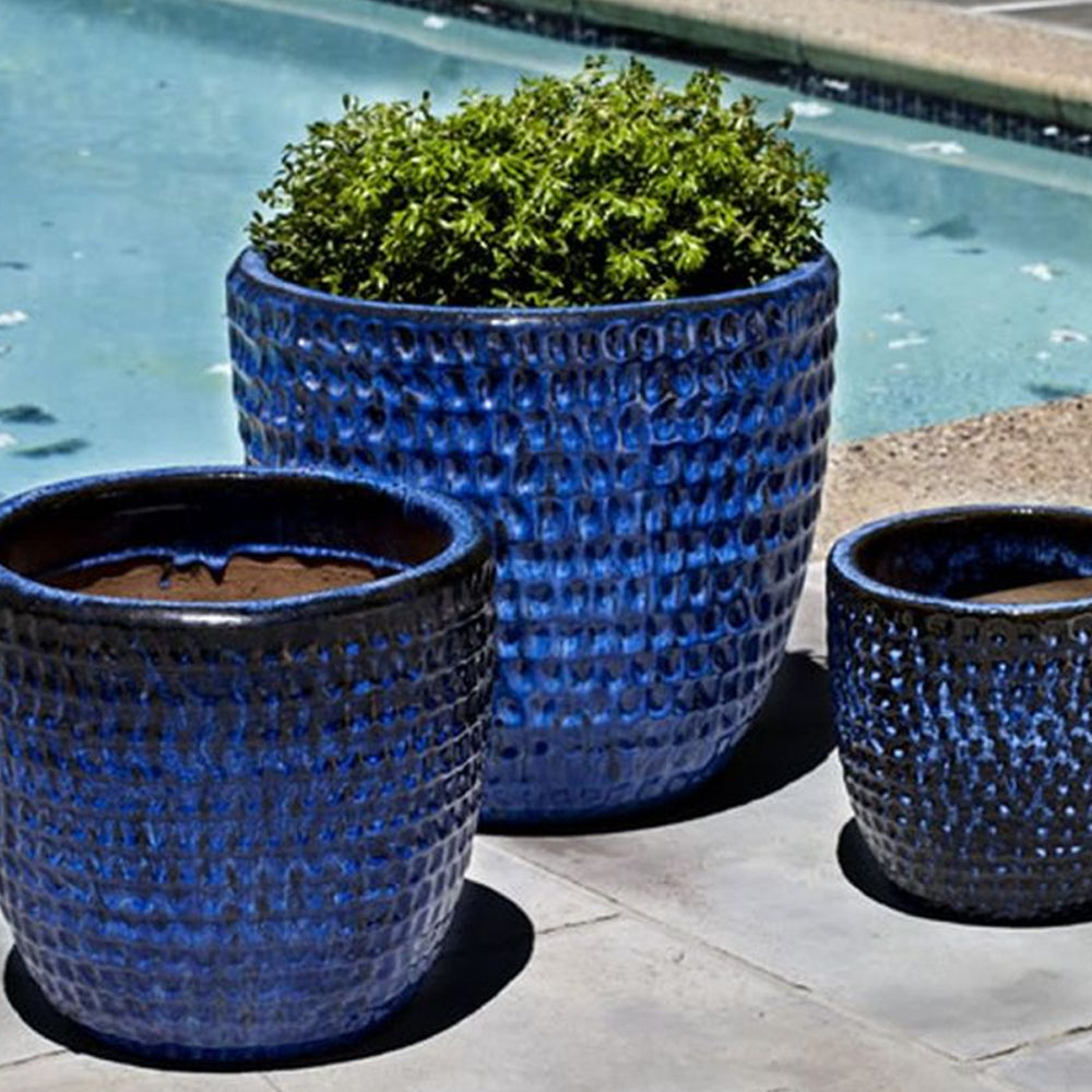  Dimple Glaze Planter - Set of 3 