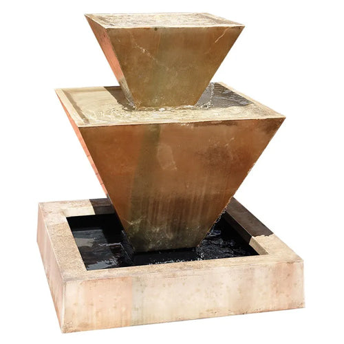  Double Oblique Outdoor Water Fountain 