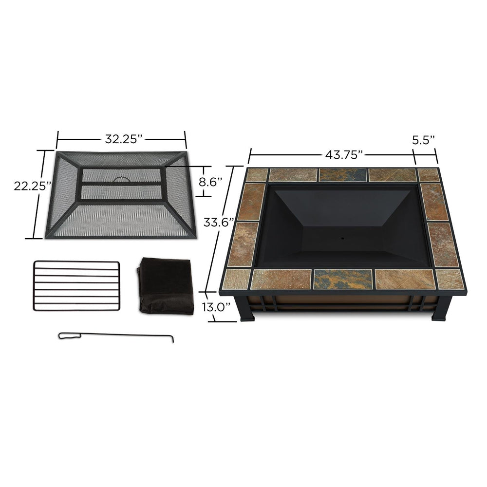 rectangle fire pit