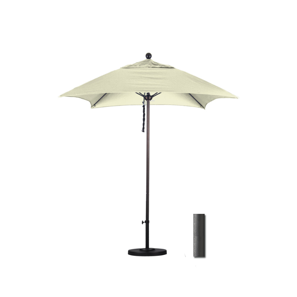 California Umbrella 6 Venture Series Patio Umbrella With Black Alumin