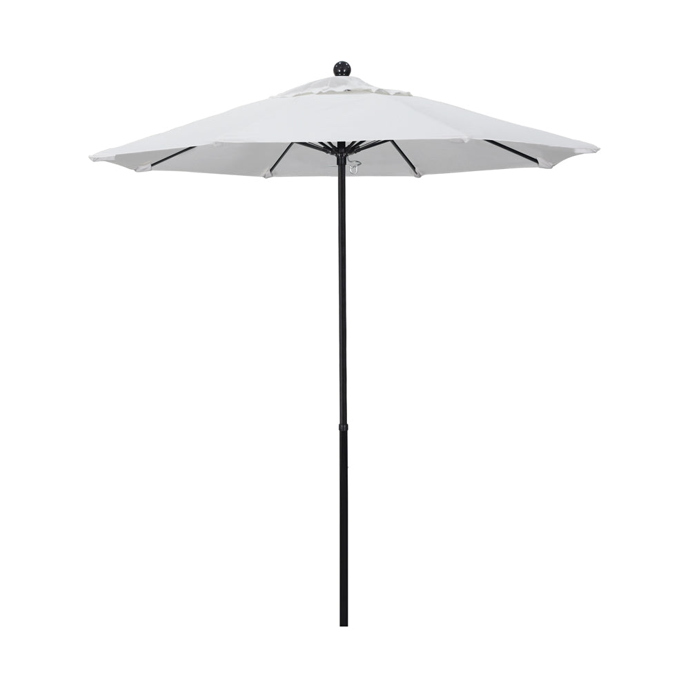  California Umbrella 7.5' Oceanside Series Patio Umbrella With Fiberglass Pole Fiberglass Ribs Push Lift With Pacifica Fabric 