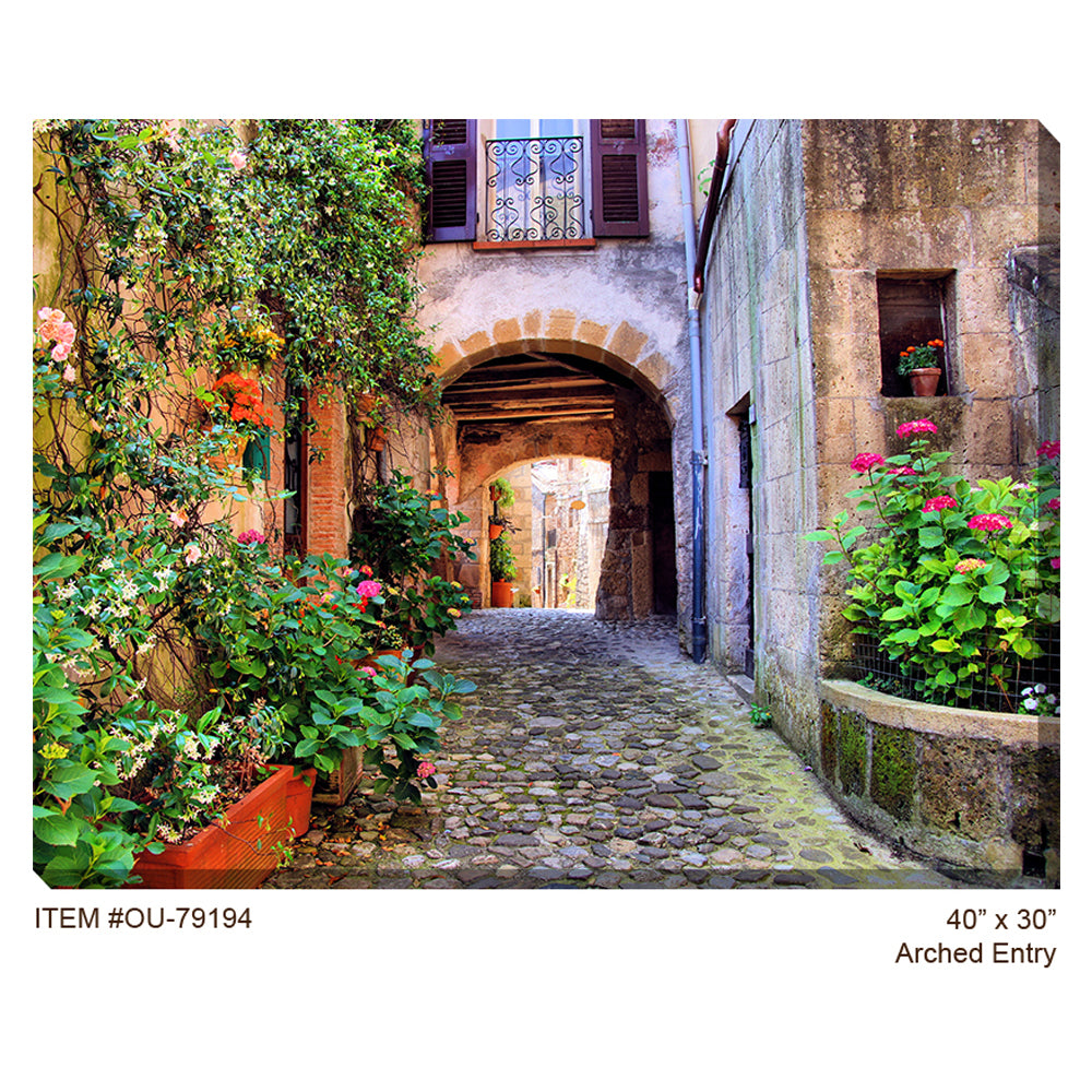  Arched Entry Outdoor Canvas Art 